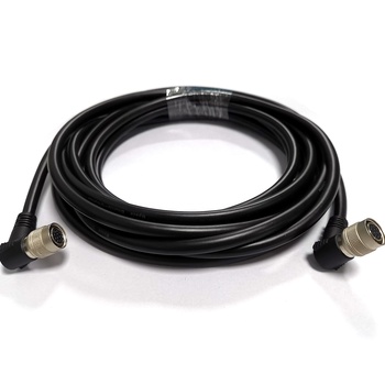 High flexible Hirose right angle HR10A-10P-12S 12pin female power/trigger IO cable for industrial cameras