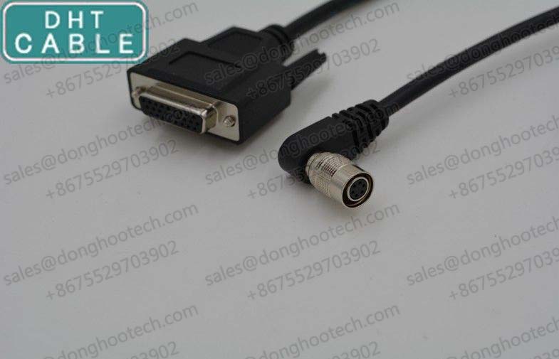 Trimble Hirose 6pin to DB9 Female RS232 Cable Right Angle HR10A-7P-6S to D-Sub 9pin 